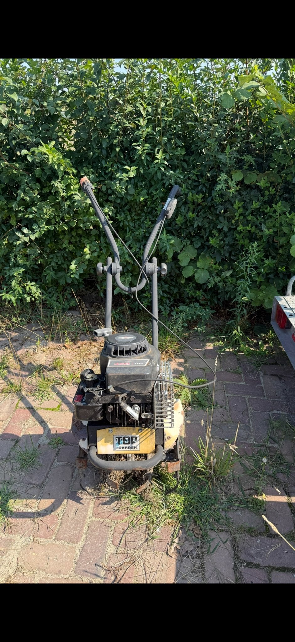 Gebruikte Briggs & Stratton grondfrees - Benzine, Tuin en Terras, Ophalen of Verzenden, Gebruikt, 30 tot 50 cm, Benzine