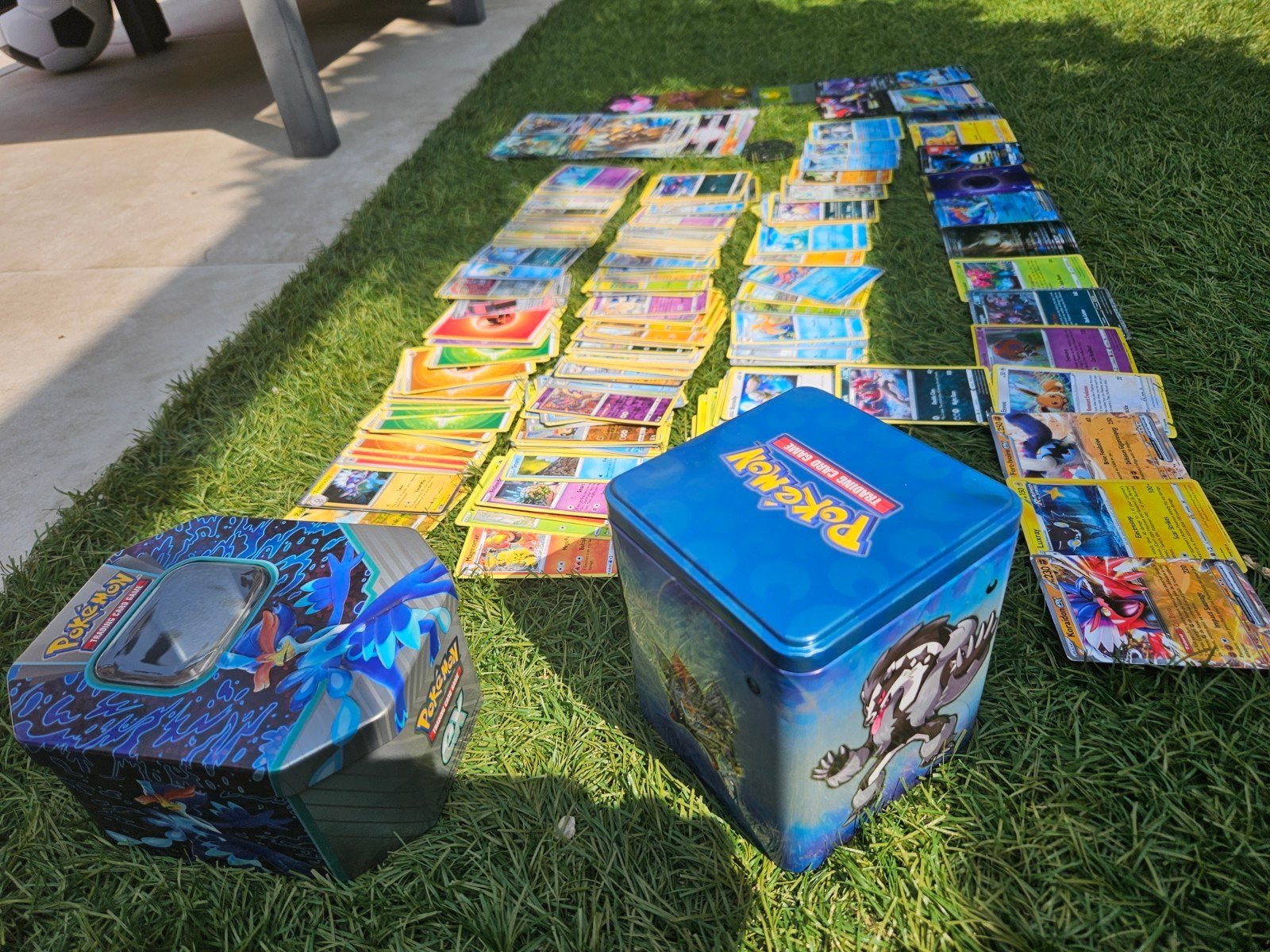 Grote Pokémon-verzameling te koop! opbergbox en mappen., Ophalen of Verzenden, Zo goed als nieuw