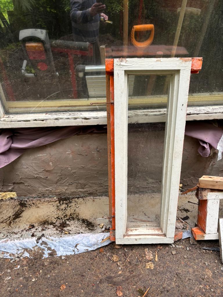 Kozijn hout gratis af te halen 110 hoog en 37 breed, Ophalen, Gebruikt, Minder dan 75 cm, Raamkozijn
