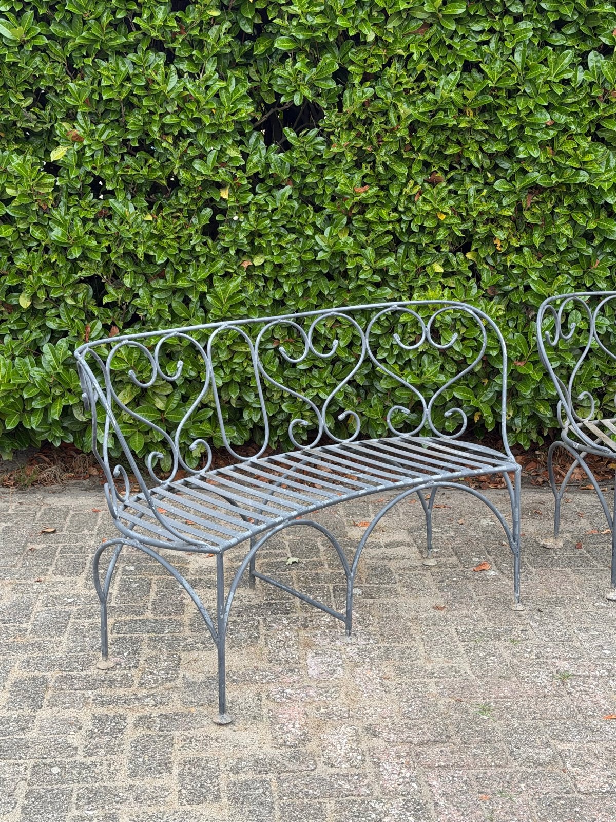 10x Zware Kwaliteit Rozen Tuinbankjes - Metaal, Ophalen, Zo goed als nieuw, Metaal
