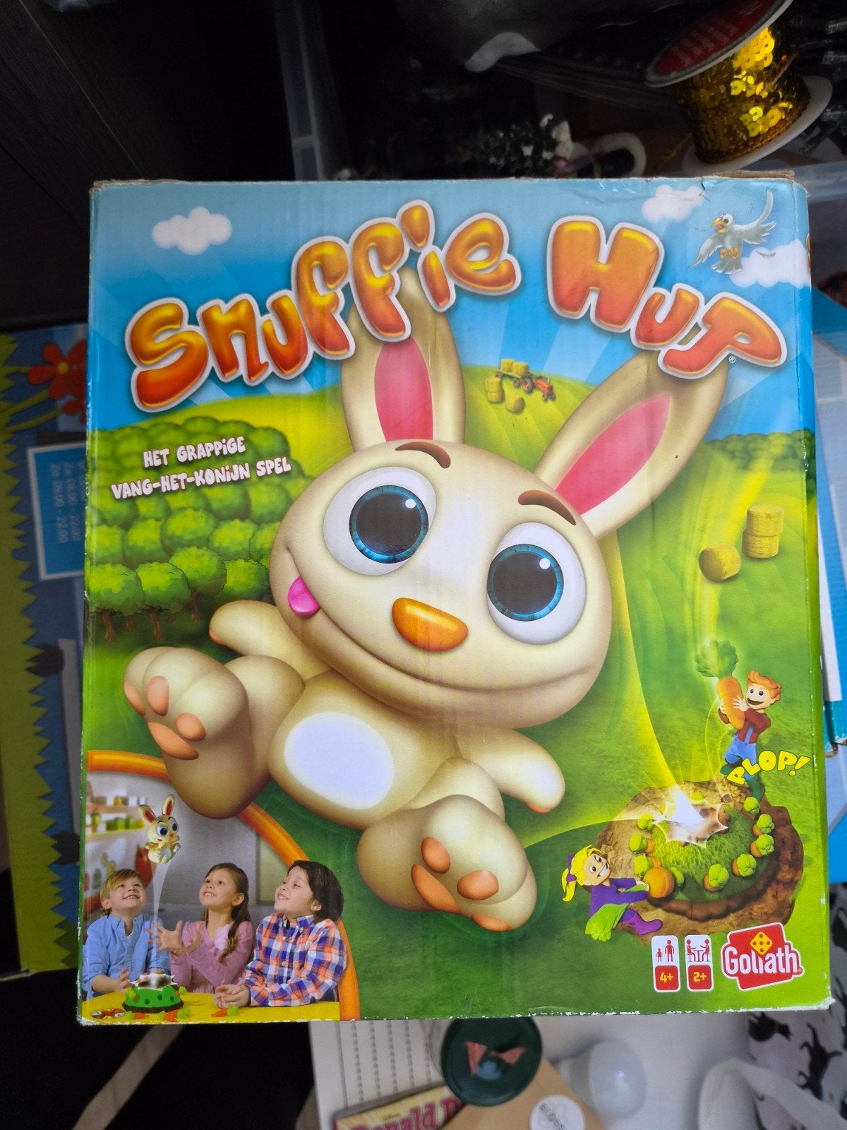 Snuffie hup spel, Vijf spelers of meer, Ophalen, Zo goed als nieuw, Goliath