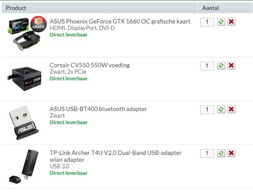 Foto 5 van Gaming PC met AMD Ryzen 3 3100, GTX 1660, 16GB RAM, 1TB HDD