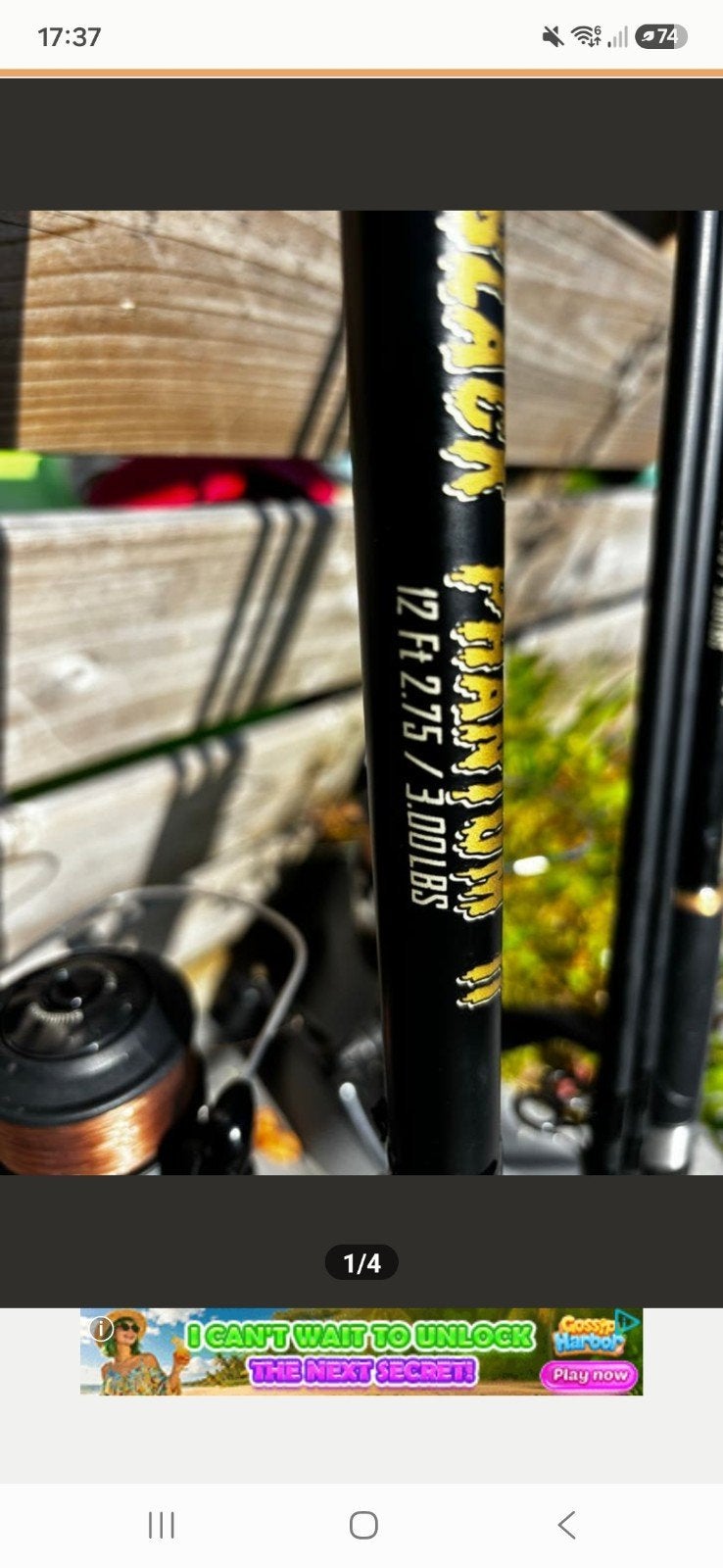 Black Widow Karperhengels met Molens (2 stuks), Watersport en Boten, Ophalen, Gebruikt, Complete set