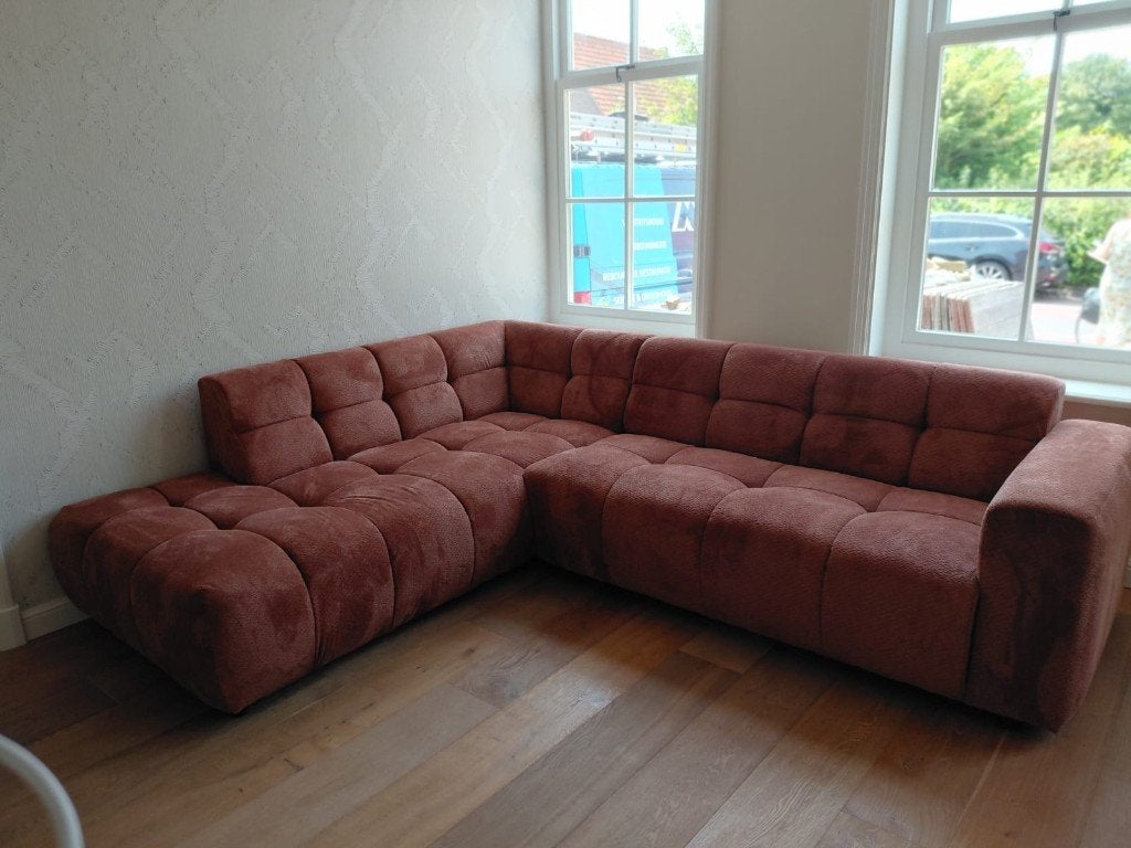 Bank NIEUW regalo Kwantum roest links, Ophalen, 250 tot 300 cm, Hoekbank, Nieuw