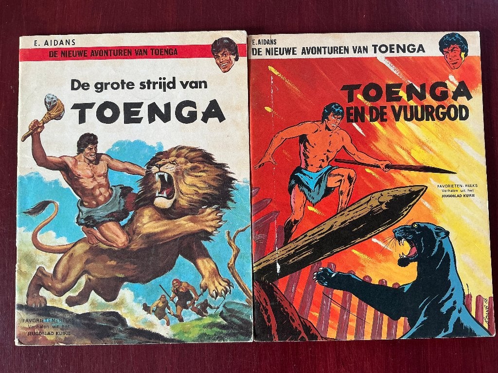 Toenga, Boeken, Meerdere stripboeken, Ophalen of Verzenden, Gelezen