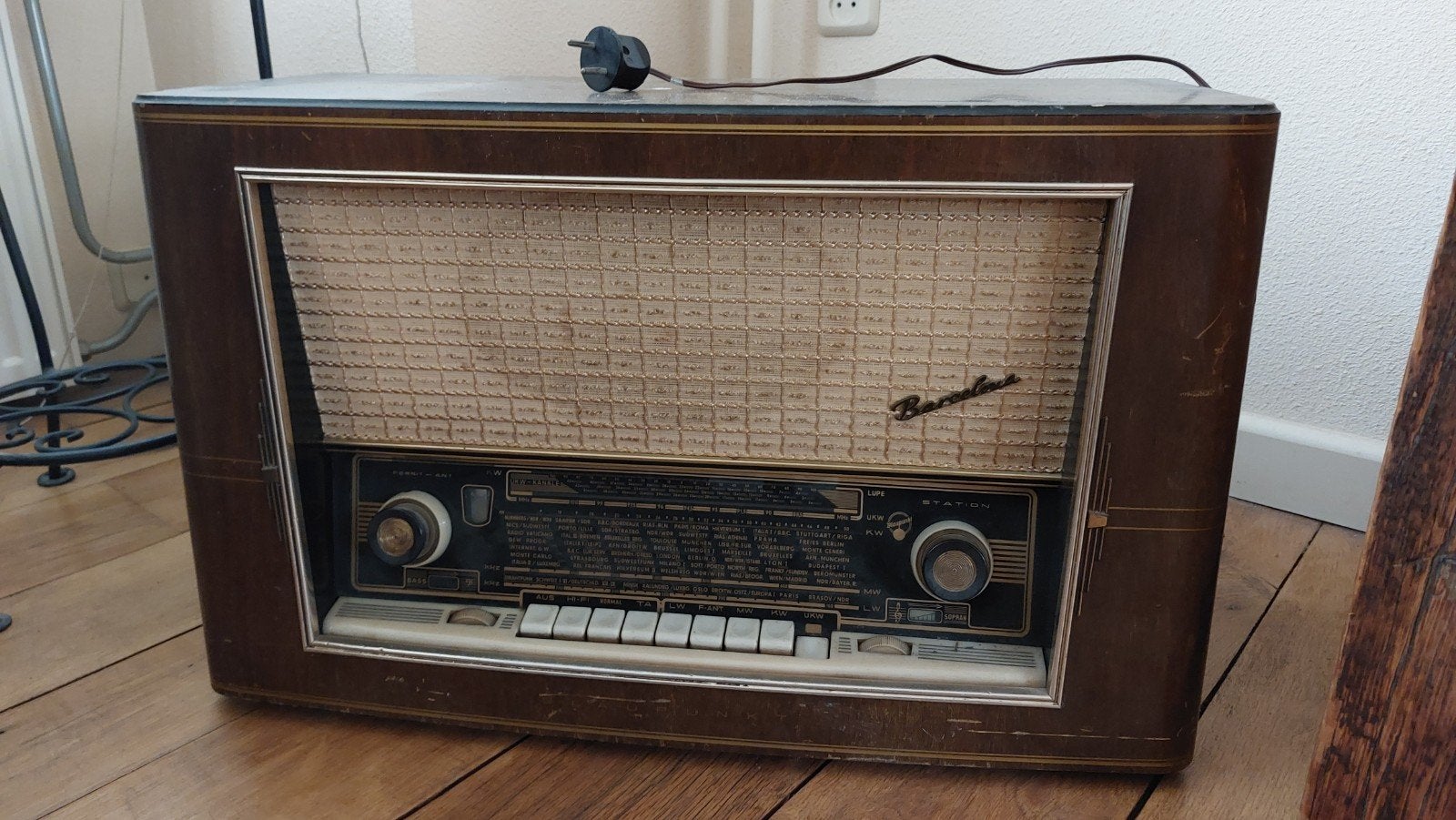 Vintage Blaupunkt Barcelona buizenradio - Type 2342, Ophalen of Verzenden, Niet werkend, Radio