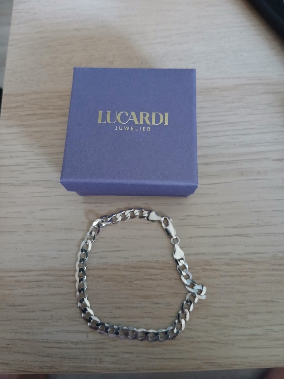 Lucardi Zilveren Armband - Zo goed als nieuw, Ophalen, Zo goed als nieuw, Zilver, Zilver