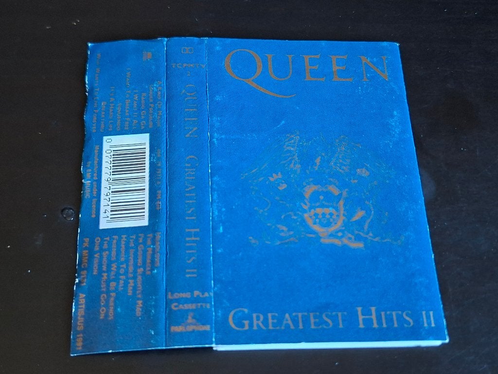 QUEEN - GREATEST HITS II (MC-INLAY), Gebruikt, Overige genres, 1 bandje, Ophalen of Verzenden