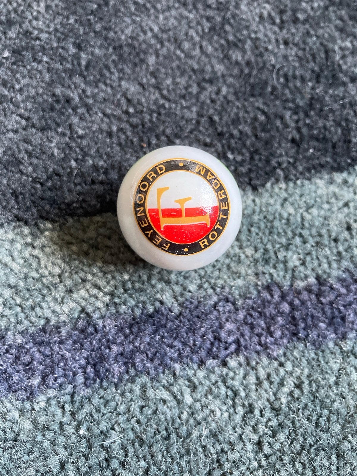 Feyenoord knikker met logo en tekst, Ophalen of Verzenden, Nieuw