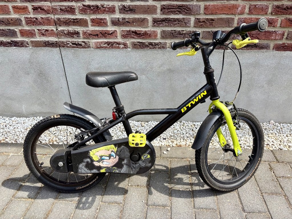 Te koop: B-Twin kinderfiets 16 inch, Fietsen en Brommers, Fietsen | Kinderfietsjes, Ophalen, Gebruikt, 16 tot 20 inch, B'Twin