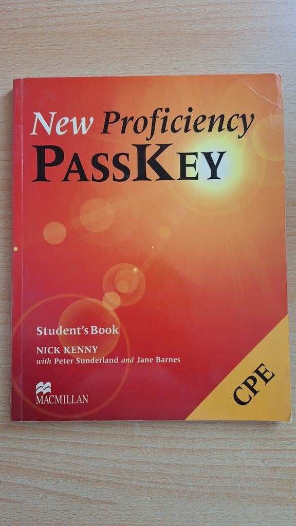 New Proficiency PassKey Student's Book CPE, Alpha, Nick Kenny, Ophalen of Verzenden, WO