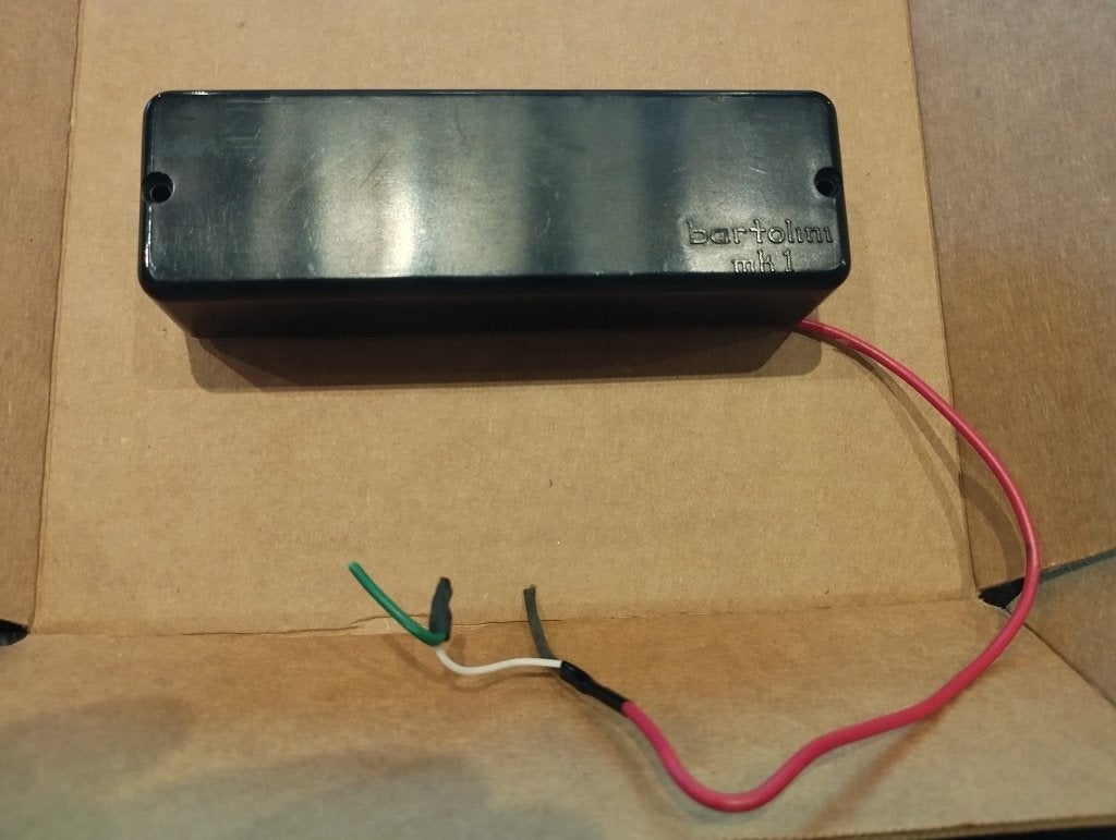 Bartolini MK1 5-String Bass Pickup Set + MK1 Preamp, Muziek en Instrumenten, Ophalen of Verzenden, Gebruikt, Elektrische basgitaar