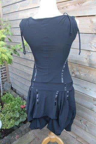 Ballonjurk zwart Cassiopee mt XS travelstof Vaste prijs OPR, Kleding | Dames, Zwart, Cassiopee, Ophalen of Verzenden, Zo goed als nieuw