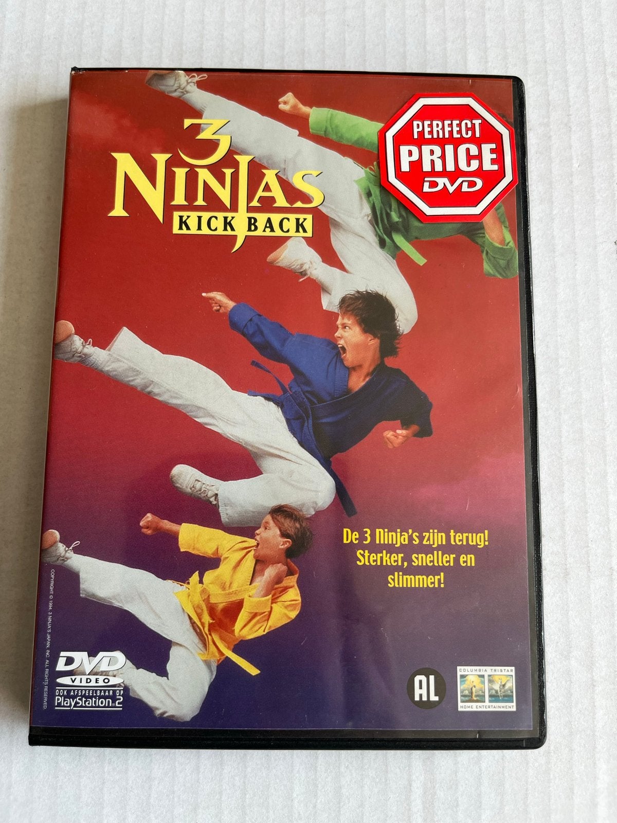 3 Ninjas Kick Back DVD, Cd's en Dvd's, Alle leeftijden, Nederlands, Actiethriller, Ophalen of Verzenden