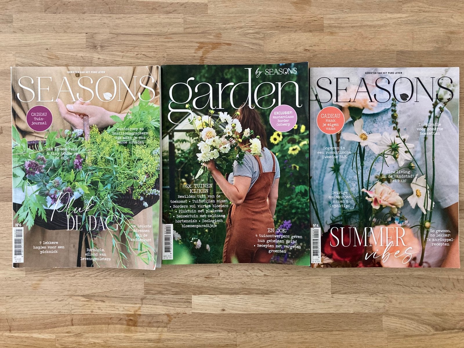 Seasons Nr 4 2026 & Nr 6 2025, Garden bij Seasons mei 2026, Ophalen of Verzenden, Zo goed als nieuw