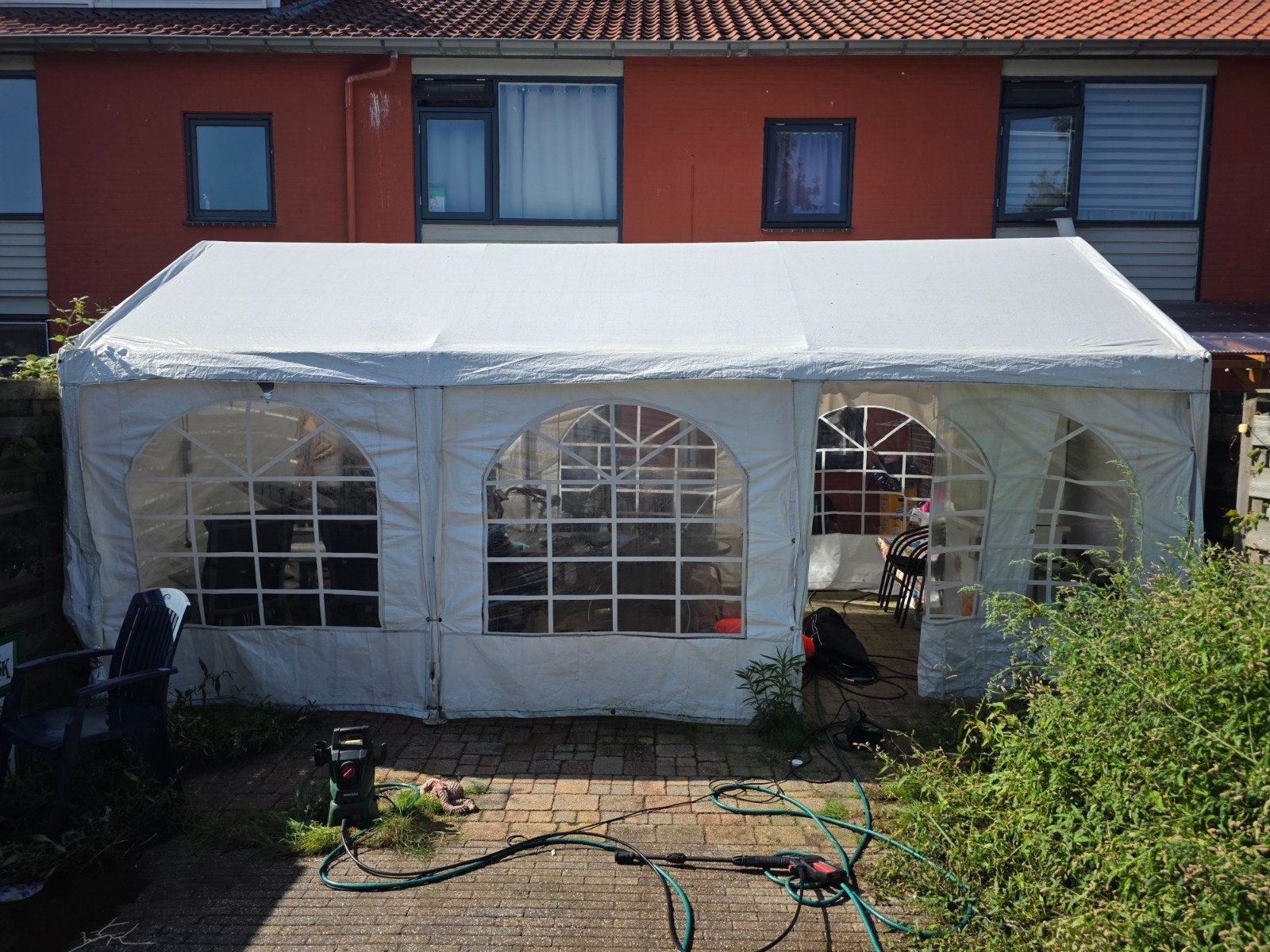 Toolport PVC Partytent 6x3 meter zelf demonteren, Ophalen, Gebruikt, Partytent, Minder dan 4 meter