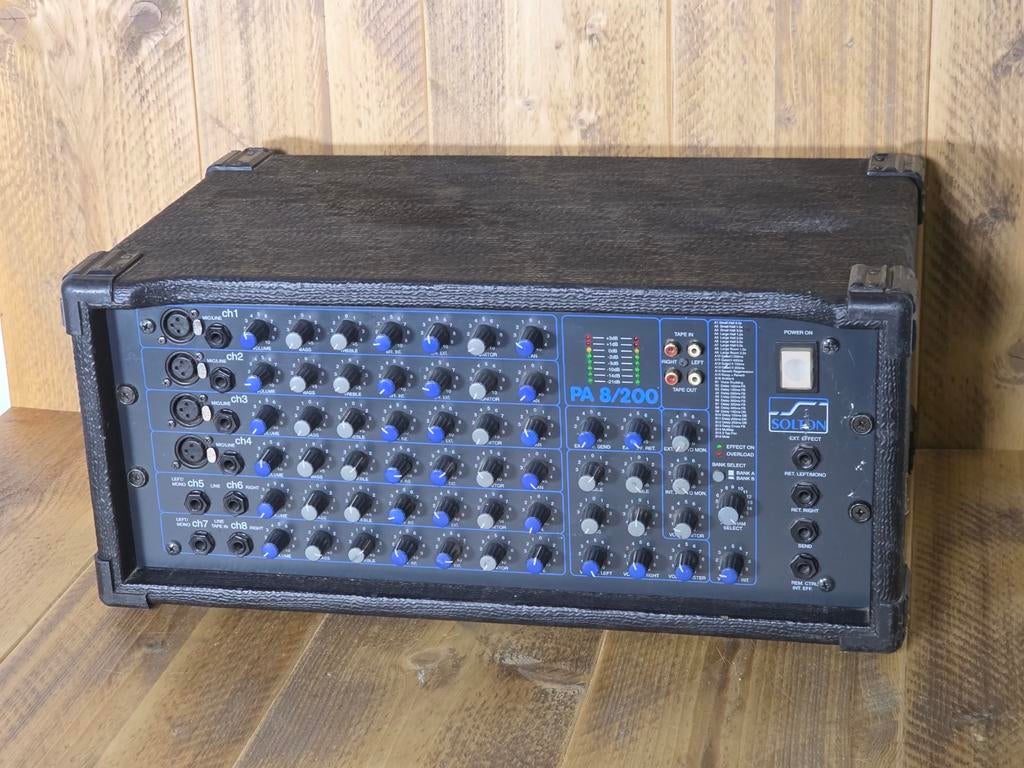 Solton PA 8/200 powered mixer, Gebruikt, ., Ophalen of Verzenden, .