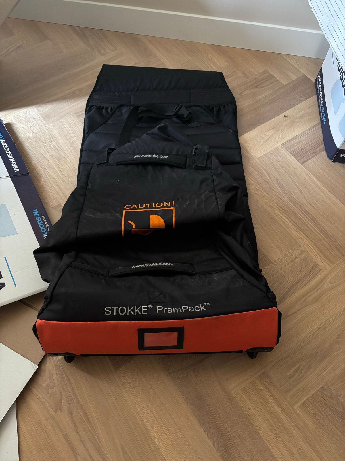 Stokke PramPack - Beschermhoes voor kinderwagen, Ophalen, Gebruikt, Overige merken