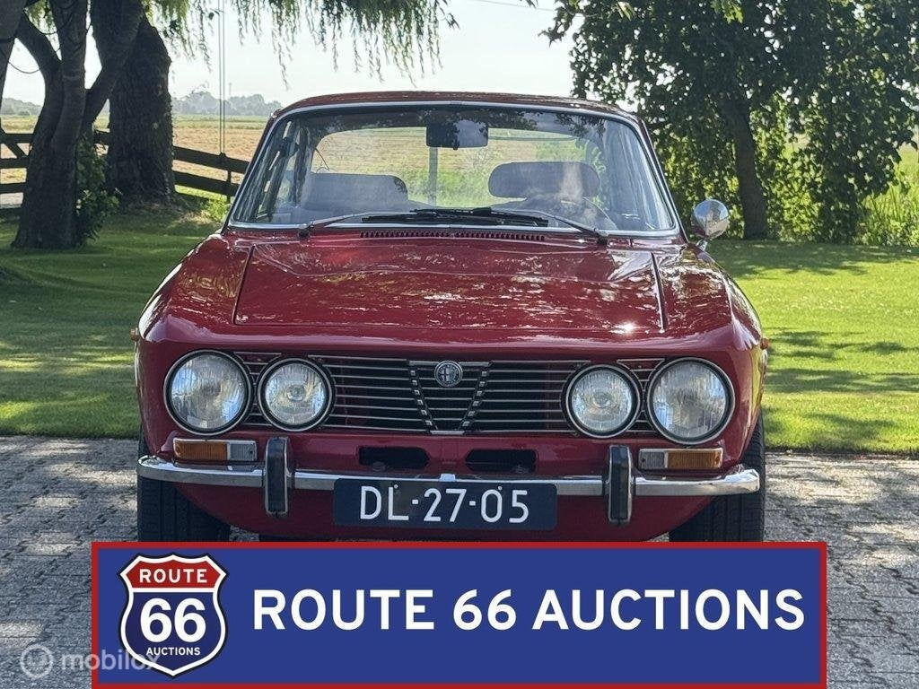 Alfa Romeo 2000 GTV | 1971 | Route 66 Auctions, Auto's, Oldtimers, Overige carrosserieën, Zwart, Bedrijf, Handgeschakeld
