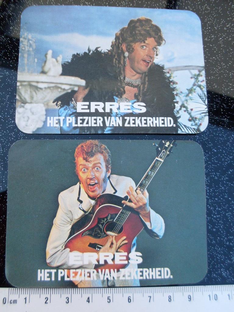 sticker erres het plezier van zekerheid Andre van Duin humor, Verzamelen, Stickers, Verzenden, Zo goed als nieuw, Merk