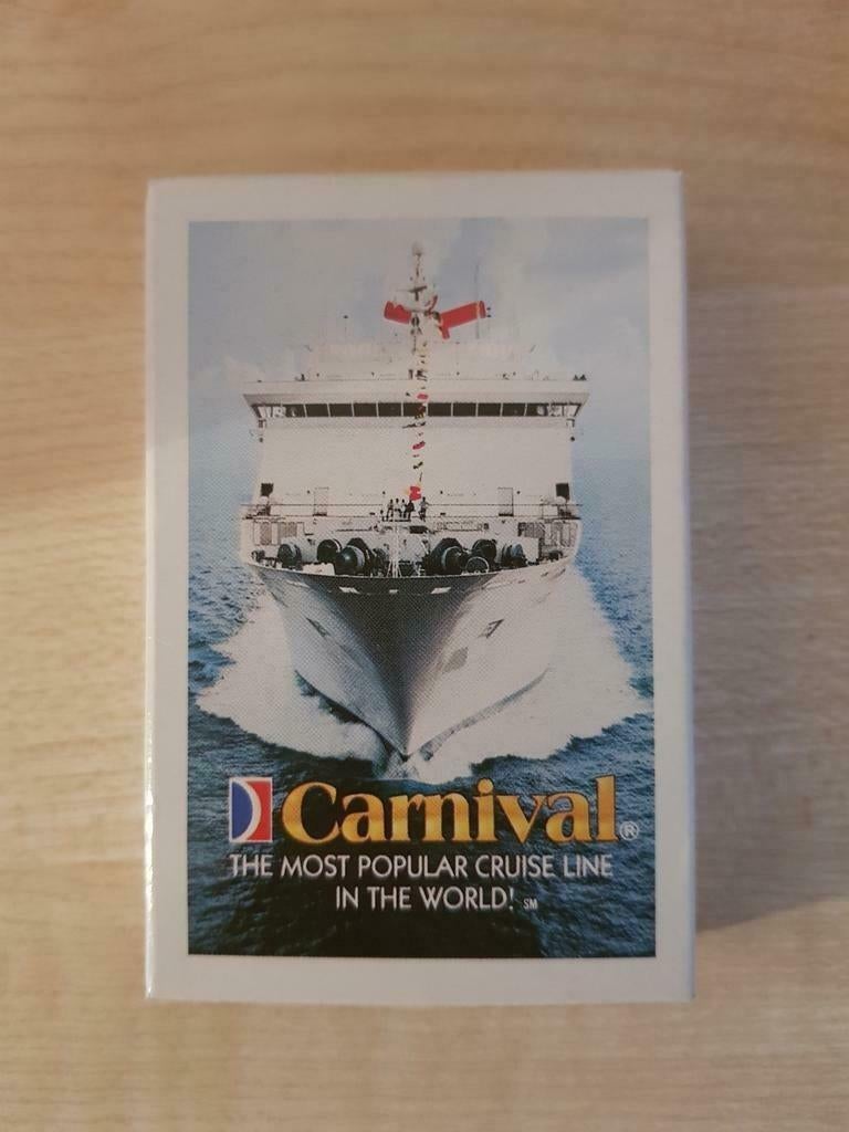 Carnival Cruise Line Speelkaarten ***zgan***, Ophalen of Verzenden, Zo goed als nieuw, Speelkaart(en)