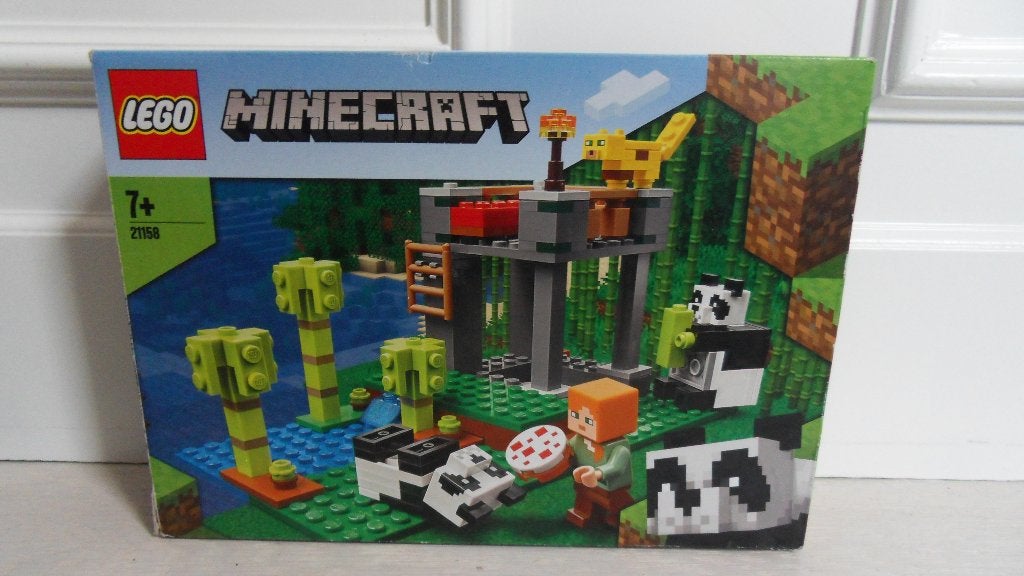 Lego : Minecraft nr 21158 : Het pandaverblijf : compleet, Gebruikt, Minecraft, Lego, Inclusief accessoires