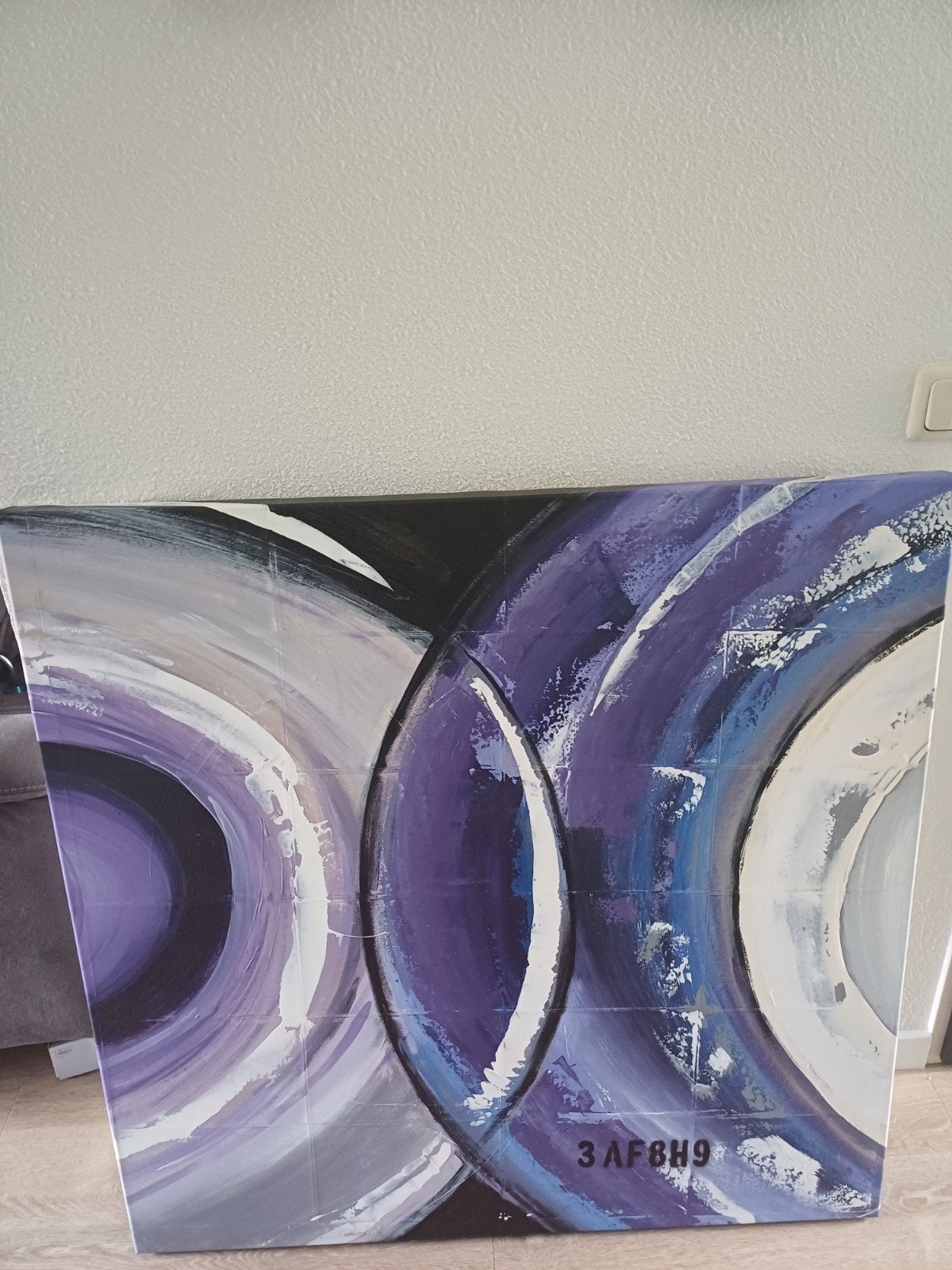 Groot schilderij, Ophalen