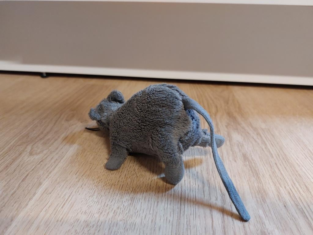 IKEA muis knuffeltje grijs gosig mus 14 cm, Ophalen of Verzenden, Overige typen
