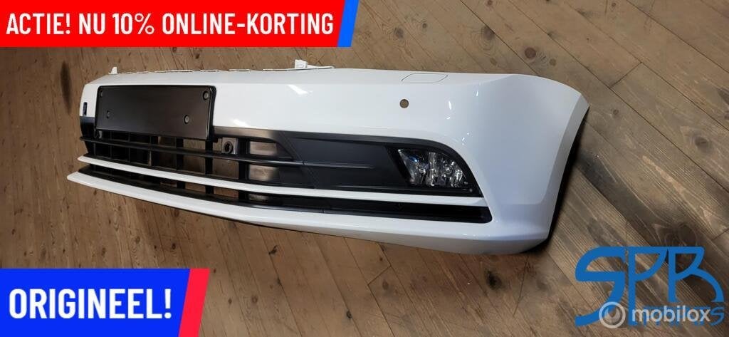 VW JETTA 5C VOORBUMPER LC9A 4x PDC SRA 5C6807217Q BUMPER KLS, Volkswagen, Nieuw, Ophalen of Verzenden, Volkswagen