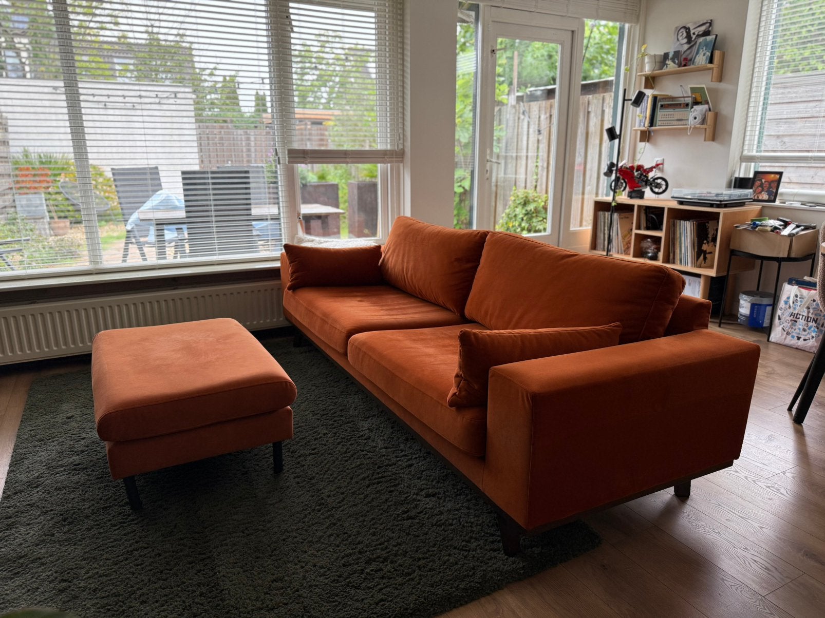NOUS bank Torino met hocker, Huis en Inrichting, Ophalen, Gebruikt, Hout