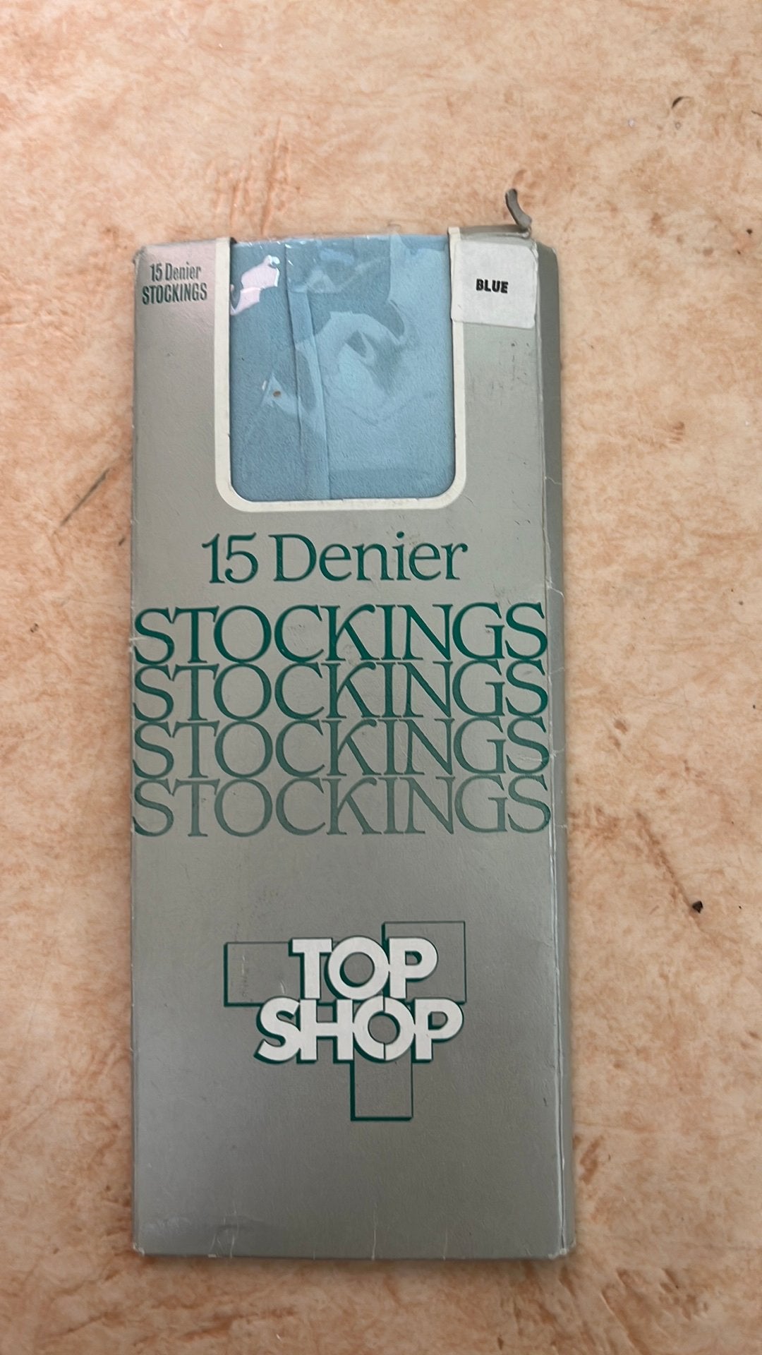 Stockings jarretelkousen Navy lichtblauw, Ophalen of Verzenden, Zo goed als nieuw, Blauw