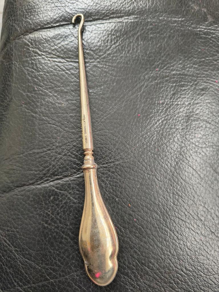 Zilveren Knoophakjes - Vintage Schoenlepel, Antiek en Kunst, Ophalen of Verzenden