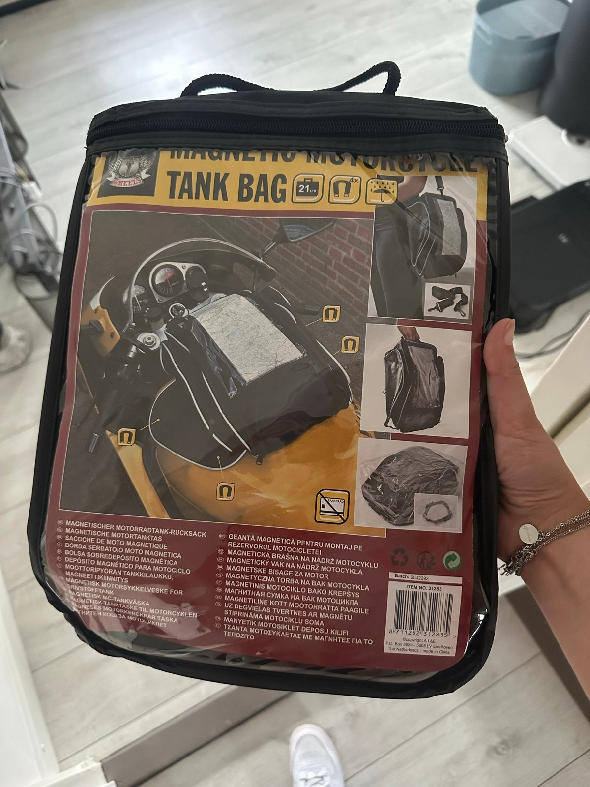 Nieuwe magnetische tanktas voor motor - 21 liter, Motoren, Ophalen, Nieuw