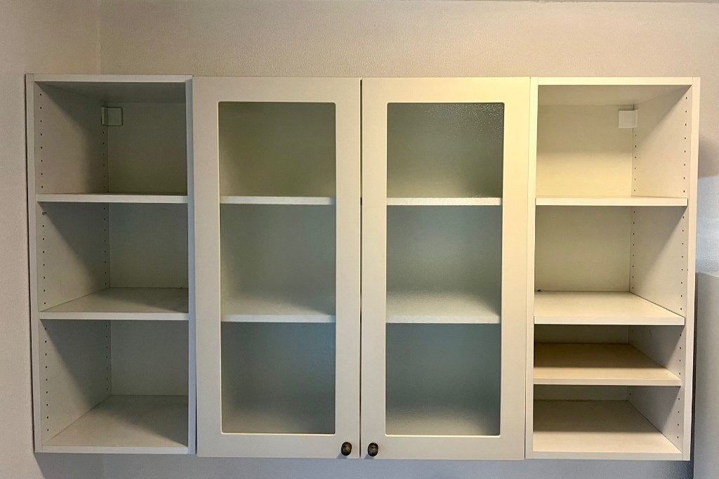 Ikea keuken bovenkast, gratis ophalen, Ophalen, Gebruikt, Wit, 50 tot 100 cm