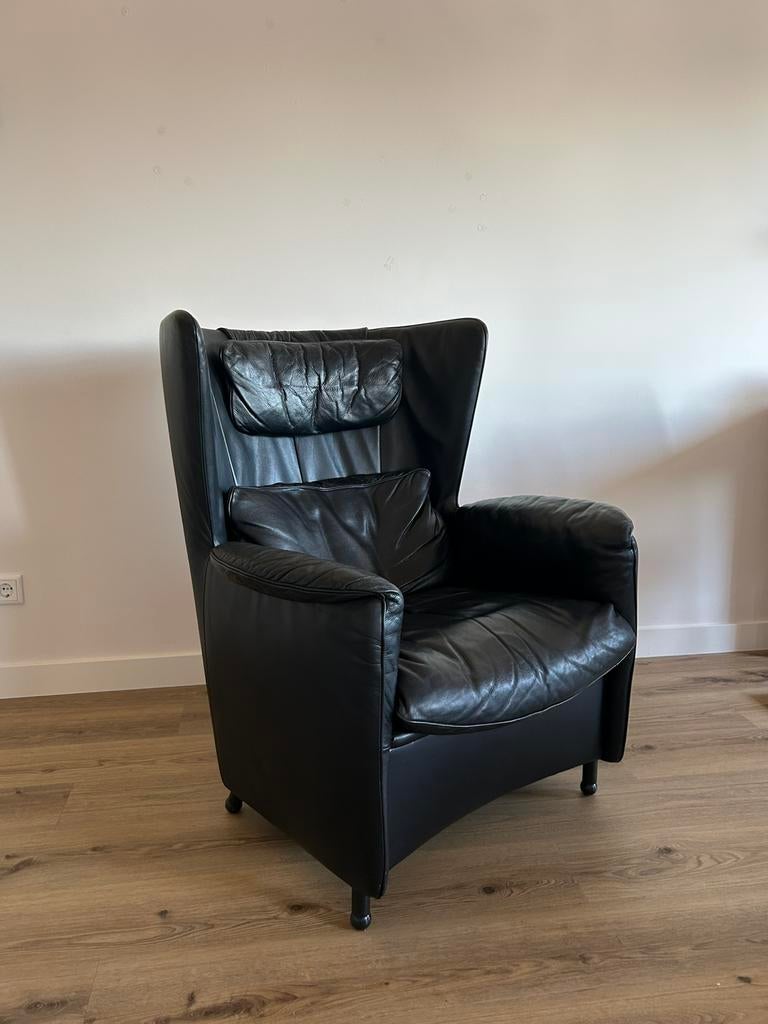 Leren fauteuil De Sede, Ophalen, Zo goed als nieuw, 50 tot 75 cm, Leer