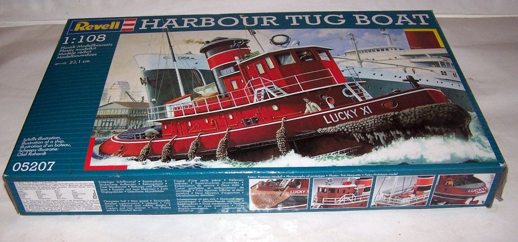 Revell 05207 Harbour Tug Boat. 1:108. Splinternieuw in doos., Ophalen of Verzenden, Nieuw, 1:50 tot 1:200, Revell