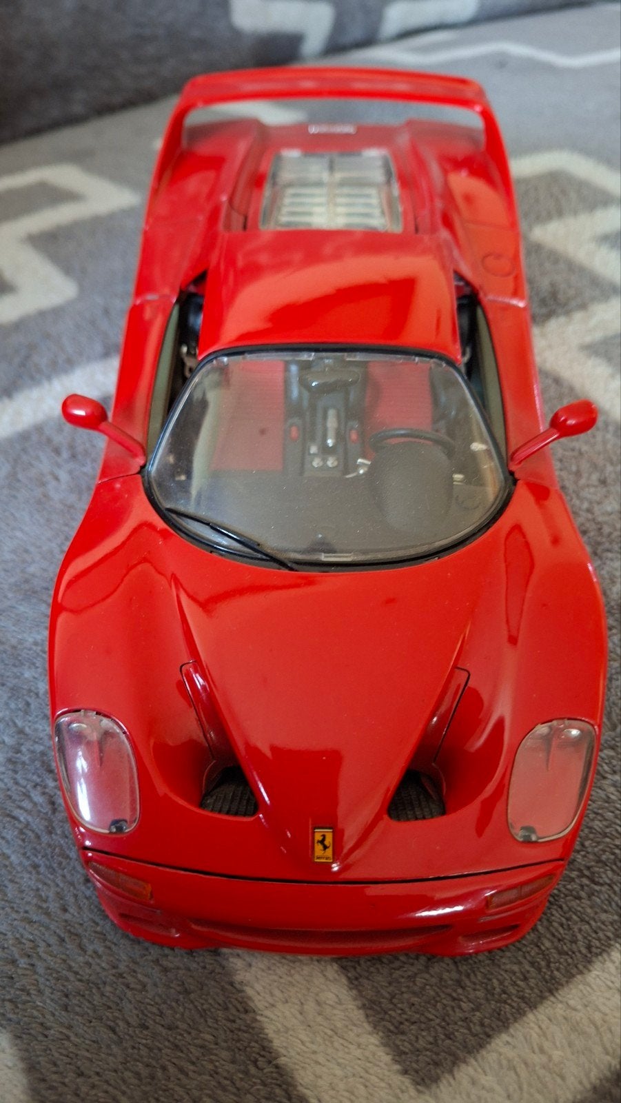 Ferrari F50,  1:18, Burago, nr 141, Ophalen of Verzenden, Zo goed als nieuw, Auto, Bburago