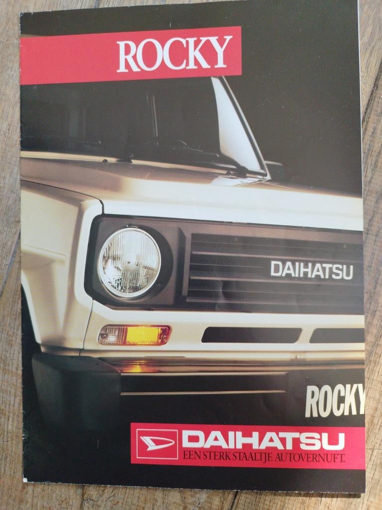 Daihatsu Rocky brochure uit 1989, Ophalen of Verzenden, Zo goed als nieuw, Daihatsu