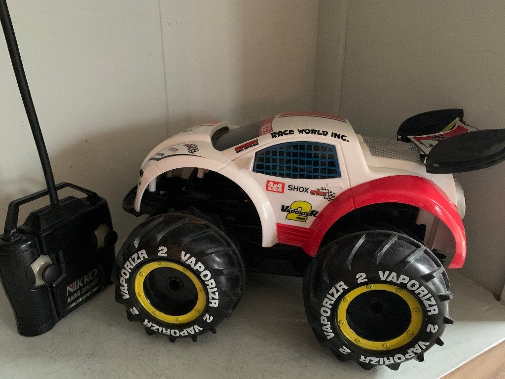 Nikko RC Auto omgebouwd met powerbank - Bestuurbare Auto, Ophalen of Verzenden, Gebruikt, Overige schalen, Auto onroad