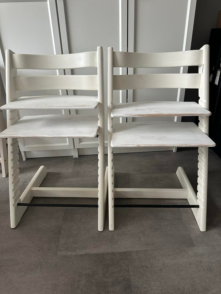 Stokke Trip Trap stoelen 2x, Ophalen, Gebruikt, Meegroeistoel