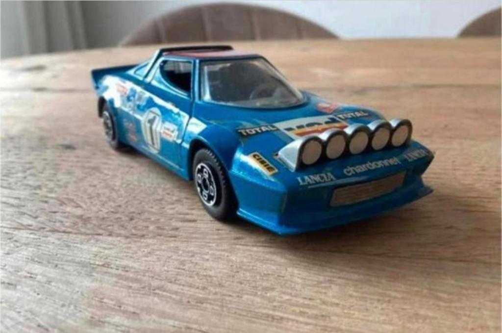 Bburago Lancia Stratos rallymodel, Ophalen of Verzenden, Zo goed als nieuw, Auto, Overige merken