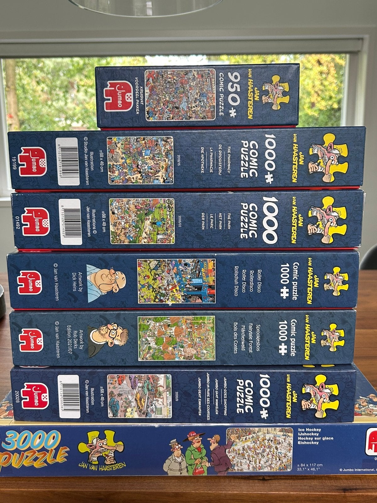 Jan van Haasteren puzzles, Ophalen, 500 t/m 1500 stukjes, Gebruikt, Legpuzzel