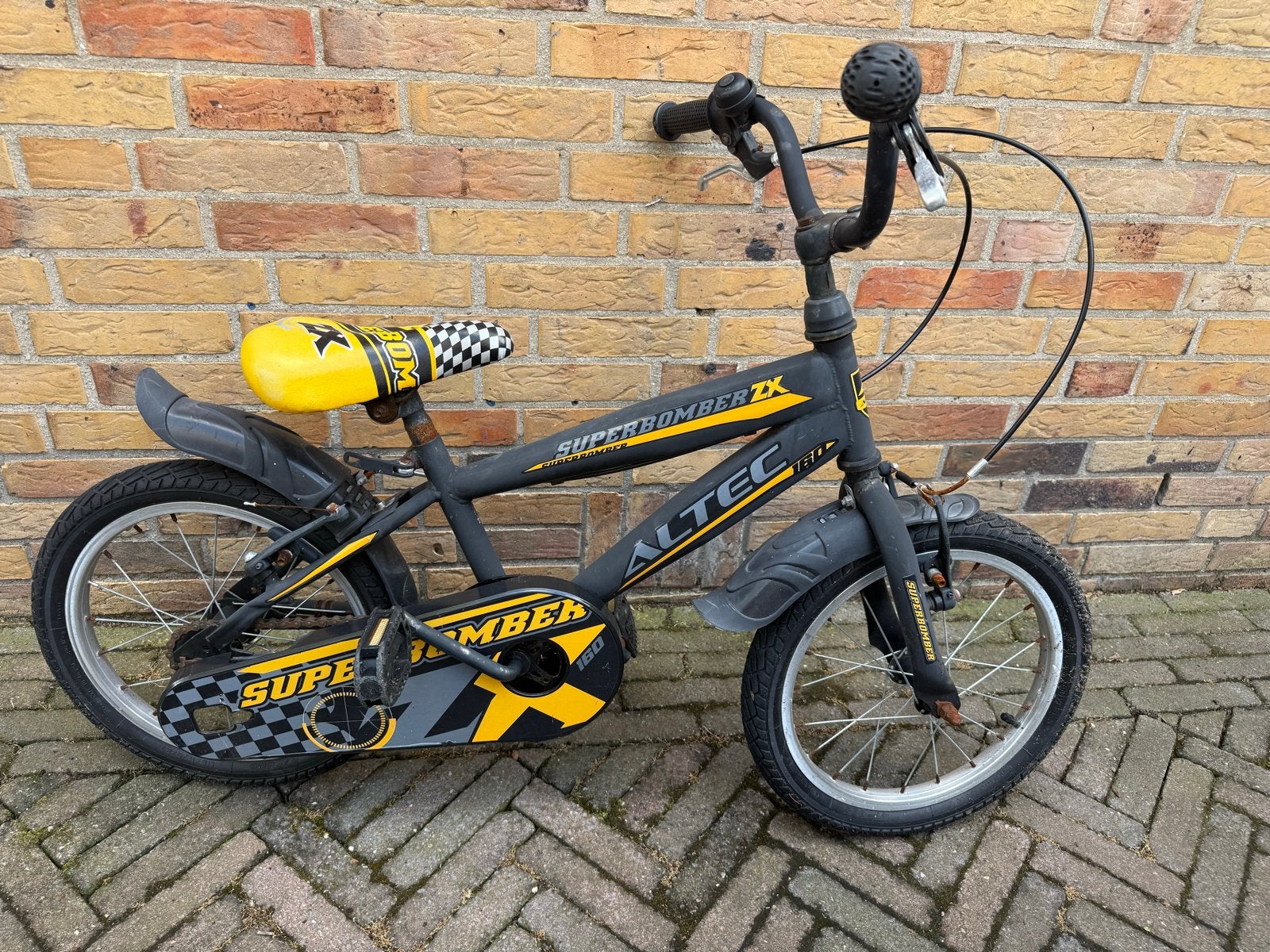 Altec Superbomber ZX kinderfiets 16 inch, Ophalen, Gebruikt, Velgrem, 16 tot 20 inch
