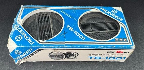 Vintage pioneer TS-1001 Speakers 40W - Nieuw in doos, Auto diversen, Ophalen of Verzenden, Nieuw