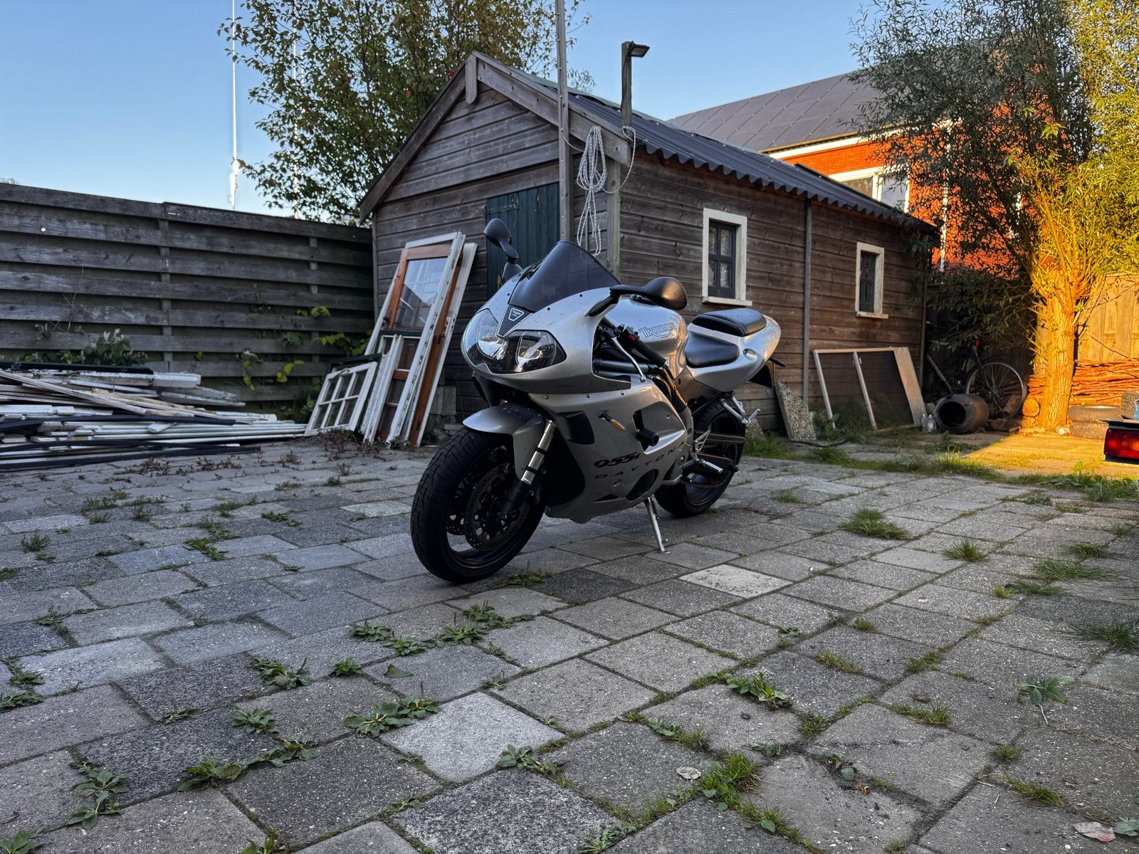Triumph Daytona 955i 2001 !BLOK STUK! 61k km, Handvatverwarming, Motorrijbewijs A, Gebruikt, 3 cilinders