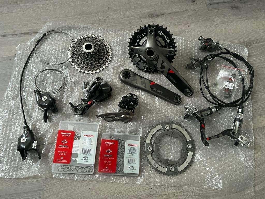 Sram XX 2x10 groep compleet met extra’s, Ophalen, Zo goed als nieuw