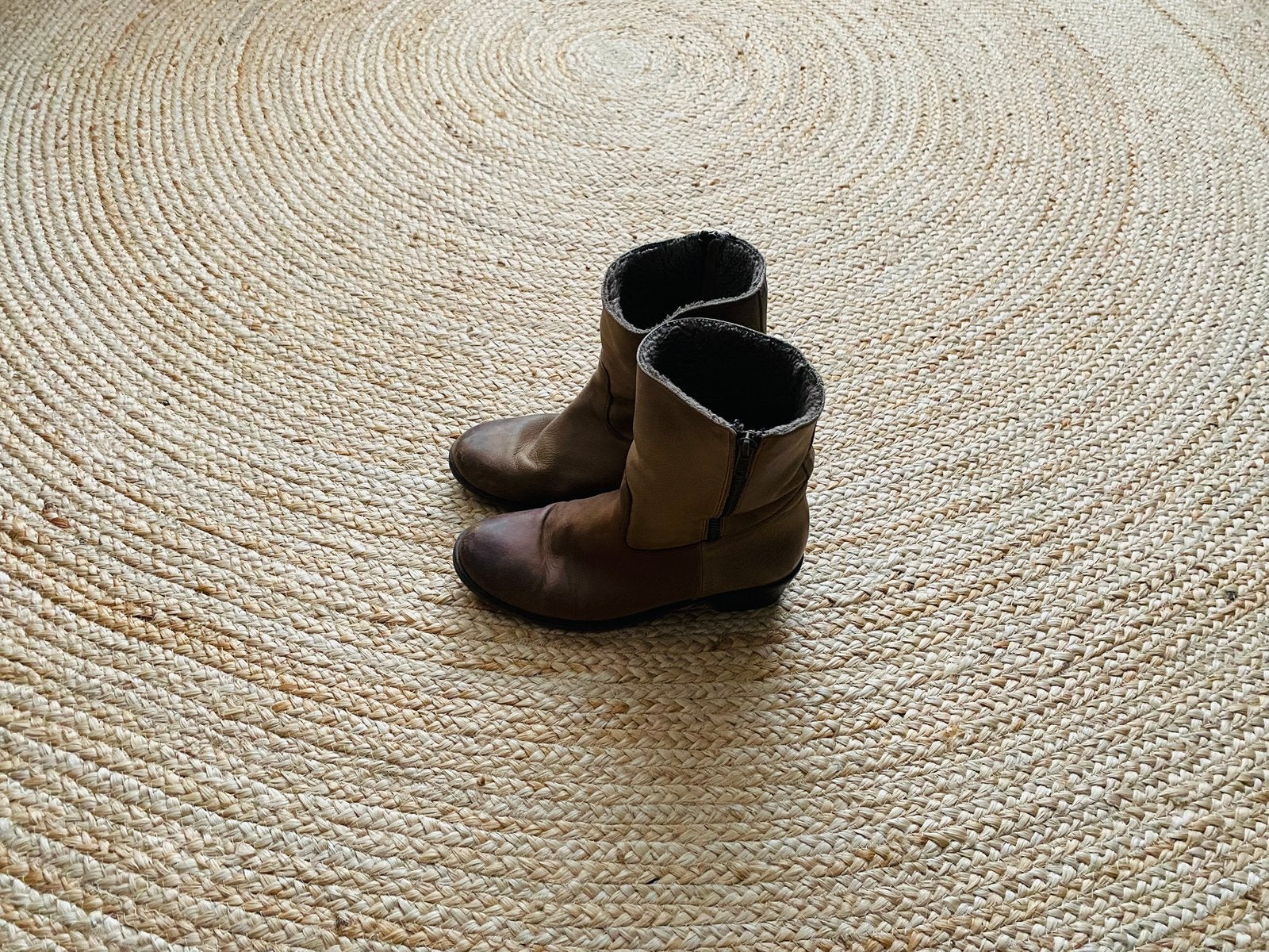 Laarzen/ laarsjes/ enkellaarsjes/ boots van Manfield maat 38, Bruin, Lage of Enkellaarzen, Ophalen of Verzenden, Gedragen