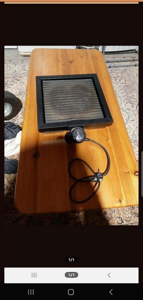 Tafelgrill / Steengrill, Witgoed en Apparatuur, Ophalen, Gebruikt, Tafelgrill