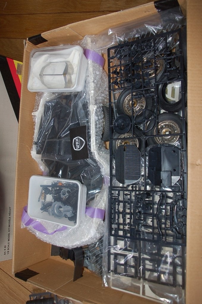 1:8 POCHER Mercedes 540K White ZIE INFO WRH, Verzenden, Gebruikt, 1:5 t/m 1:8, Auto