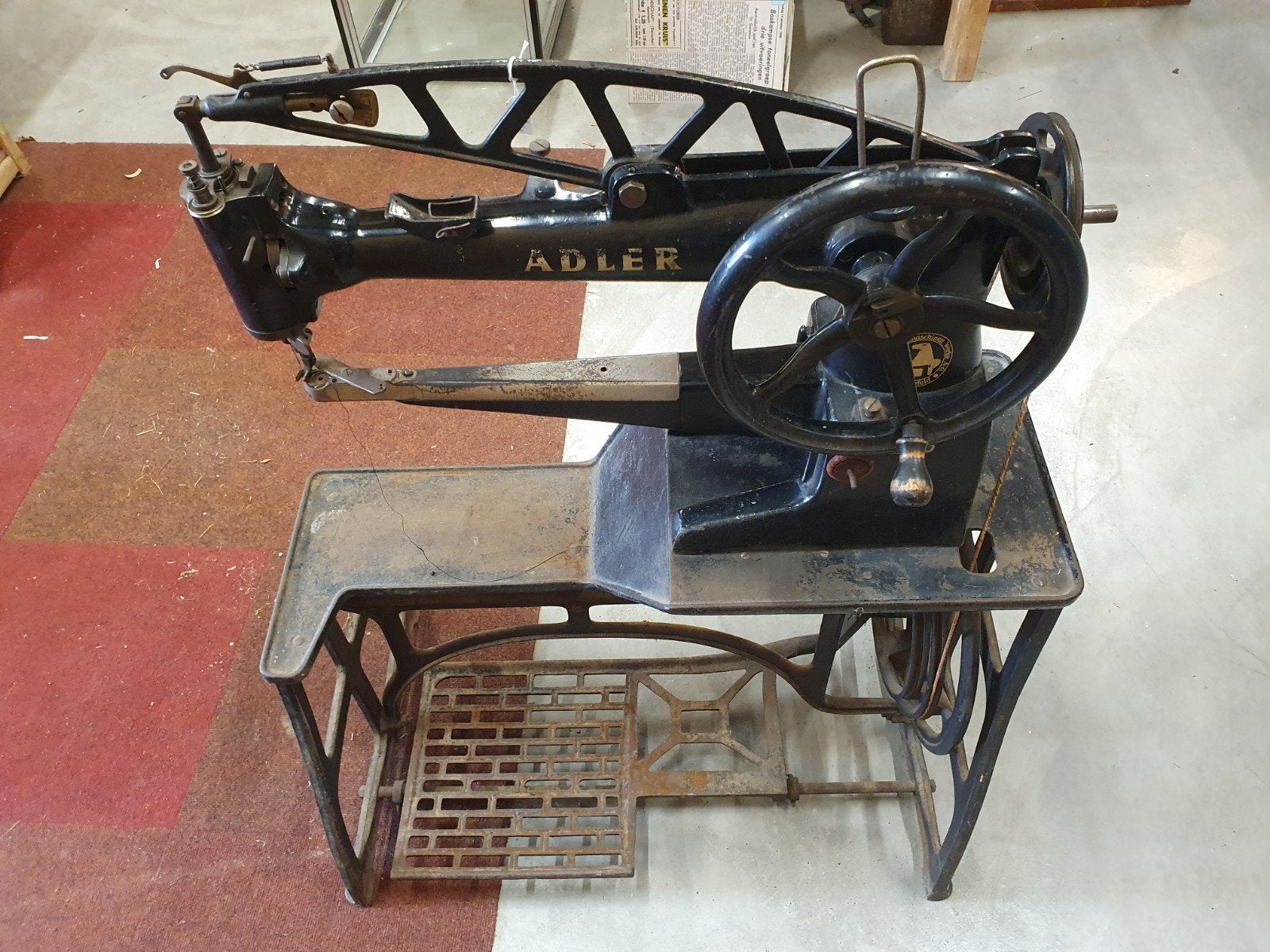 Antieke Adler Naaimachine - Decoratief & Uniek, Ophalen of Verzenden